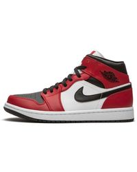 Nike - Air 1 Mid "chicago Black Toe" Shoes - Lyst