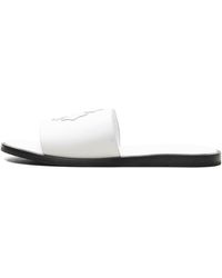 Chrome Hearts - Leather Slides Chrm0967" - Lyst