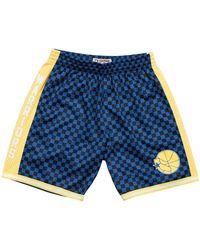 Mitchell & Ness - Nba Checked Swingman Shorts "Golden State Warriors - Lyst