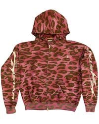 HELLSTAR - Cheetah Zip-Up Hoodie Hsr071" - Lyst