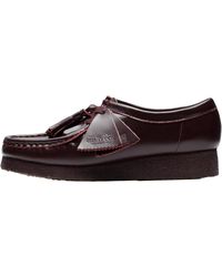 Clarks - Originals Wallabee Grape Leather" 26182744" - Lyst