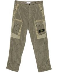 Stone Island - Nylon Metal Loose-Fit Tape Trim Pockets Cargo Pants "Military" 3100010 S0019 V005G" - Lyst