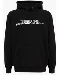 Supreme World Is Yours Hoodie "ss 21" - Black