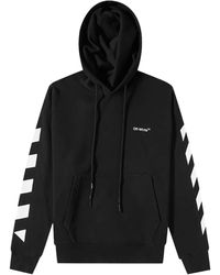 Off-White c/o Virgil Abloh - Diag Helvetica Over Hoodie Ombb037C99Fle0011001" - Lyst