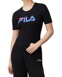 Fila - Daisy High Cut Body Suit "Peacoat" Lw017329 410" - Lyst