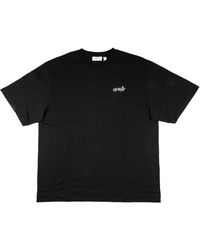 Off-White c/o Virgil Abloh - Paint Splatter Arrow Diag Skate Fit Tee 44Owos26T064 001" - Lyst