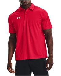 Under Armour - Tech Team Polo Shirt 1370399 600" - Lyst
