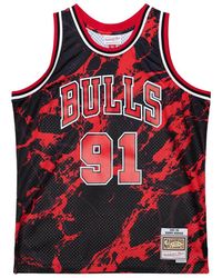 Mitchell & Ness - Team Marble Swingman Jersey "Nba Chicago Bulls 1997 Dennis Rodman" Tfsm1278 Cbu97Drdblck" - Lyst
