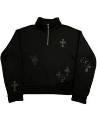 Chrome Hearts - Cross Patch Quarter Zip Chrm0834" - Lyst
