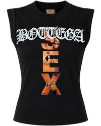 Bottega Desires - Madonna Sleeveless T-Shirt Bd041" - Lyst