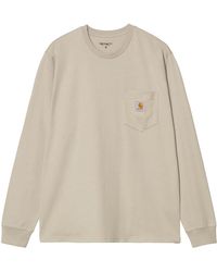 Carhartt - Long Sleeve Pocket T-Shirt "Puddle" I030437 3Ge Xx" - Lyst