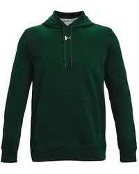 Under Armour - Hustle Fleece Hoodie "Forest 1300123 303" - Lyst