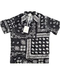 A Bathing Ape - Japan Paisley Silk Button Down Shirt 044" - Lyst