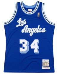 Mitchell & Ness - Nba Shaquille O'Neal Authentic Jersey "1996 Los Angeles Lakers - Lyst