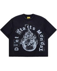 DIET STARTS MONDAY - Worlds Burning T-Shirt "Vintage" Dsm Ps26 002" - Lyst