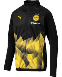 PUMA - Bvb Borussia Dortmund Int'L Stadium Jacket With Evonik 755761 02" - Lyst