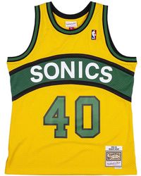 Mitchell & Ness - Nba Shawn Kemp Reload Swingman Jersey "1994 Seattle Supersonics - Lyst