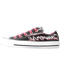 Converse - All Star Ox Branded Low Top Sneakers "Chuck Taylor" 142396C" - Lyst