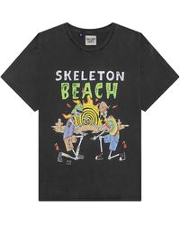 GALLERY DEPT. - Skeleton Beach Glitter Logo T-Shirt "Vintage" Gd212" - Lyst