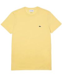 Lacoste - Crew Neck Pima Cotton Jersey T-Shirt Th6709 6Xp" - Lyst