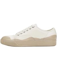 Lanvin - Dbb1 Low Top Sneakers "Ecru/Blanc" Fm Skdbb1 Pdna E22 0200" - Lyst