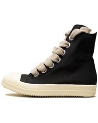 Rick Owens - Concordians Jumbo Lace Ramones Sneaker High Canvas Milk" Du02E7818 Ncvw2 911" - Lyst