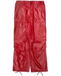 Ambush - Leather Cargo Pants 12115630" - Lyst