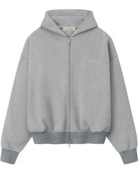 Fear Of God - Signature Classic Full Zip Hoodie "Concrete Dark Concrete Heather" 192Sp264783F" - Lyst