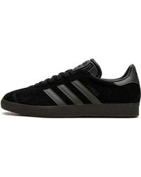 adidas - Gazelle "black / Gold" Shoes - Lyst