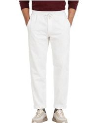Brunello Cucinelli - Cotton Casual Trousers "Off" Brun3002" - Lyst