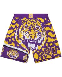 Mitchell & Ness - Jumbotron 2.0 Sublimated Shorts "Ncaa Lsu Tigers" Pshr1220 Lsuyyppppryw" - Lyst