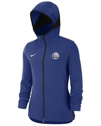 Nike - Nba Golden State Warriors Showtime Hoodie "Rush" Ao2044 495" - Lyst