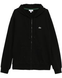 Lacoste - Classic Fit Zipped Fleece Sweatshirt Sh9809 031" - Lyst