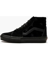 Vans Sk8-Hi Supreme Velvet Pack Black Sneakers - Farfetch