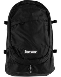 all black supreme backpack
