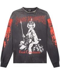 Saint Michael - Is A Kiss Ls T-Shirt Sm Hr1 0000 028" - Lyst