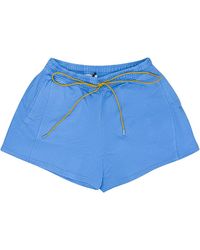 Rhude - Terry Shorts "Skyline" Rhss22Sh38012773 Blu" - Lyst