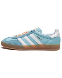 adidas - Gazelle Indoor "preloved Blue White Gum" Shoes - Lyst