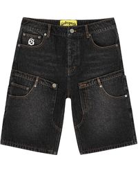 GODSPEED NEW YORK - Twin Panel Denim Shorts Gs531" - Lyst