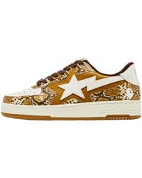 A Bathing Ape - Tape Sta Ssense Exclusive "Tan Snakeskin" 1K70191329 Bwx" - Lyst