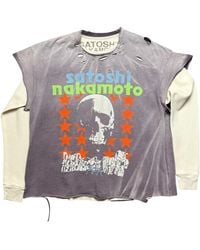 Satoshi Nakamoto - Skull Thermal Long Sleeve T-Shirt Sat103" - Lyst