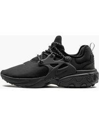 Nike - React Presto "black" Shoes - Lyst