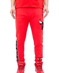 Pro Standard - Nba Chicago Bulls Logo Blended Jogger Pants Bcb451538" - Lyst