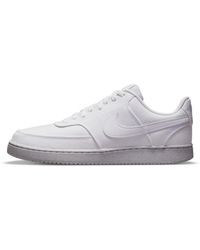 Nike - Court Vision Low Nxt Nat "triple White" Shoes - Lyst