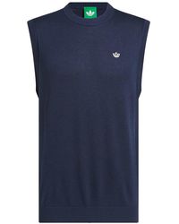 adidas - Originals Cashmere Blend Vest "Night" Kb8582" - Lyst