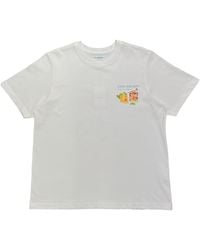 CASABLANCA - Panoramique Short Sleeve T-Shirt Mf22 Jts 001 01 Pano" - Lyst