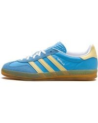 adidas - Gazelle Indoor "semi Blue Burst Almost Yellow" Shoes - Lyst