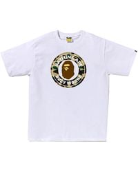 A Bathing Ape - 1St Camo Busy Works T-Shirt Camo" 0Zxtem014101Q Whr" - Lyst