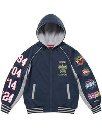 Supreme - Playoffs Zip Up Hooded Sweatshirt "Fw25 - Lyst