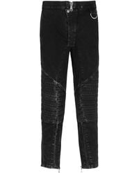 Balmain - Acid Wash Denim Pants Yh0Mg080Dc590Pc" - Lyst